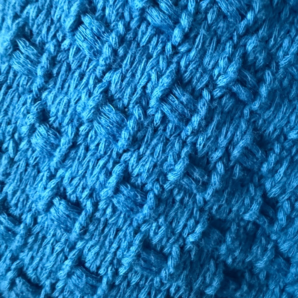 Ann Taylor Azure Blue Textured Button-Up Cardigan Jacket - Picture 2 of 6